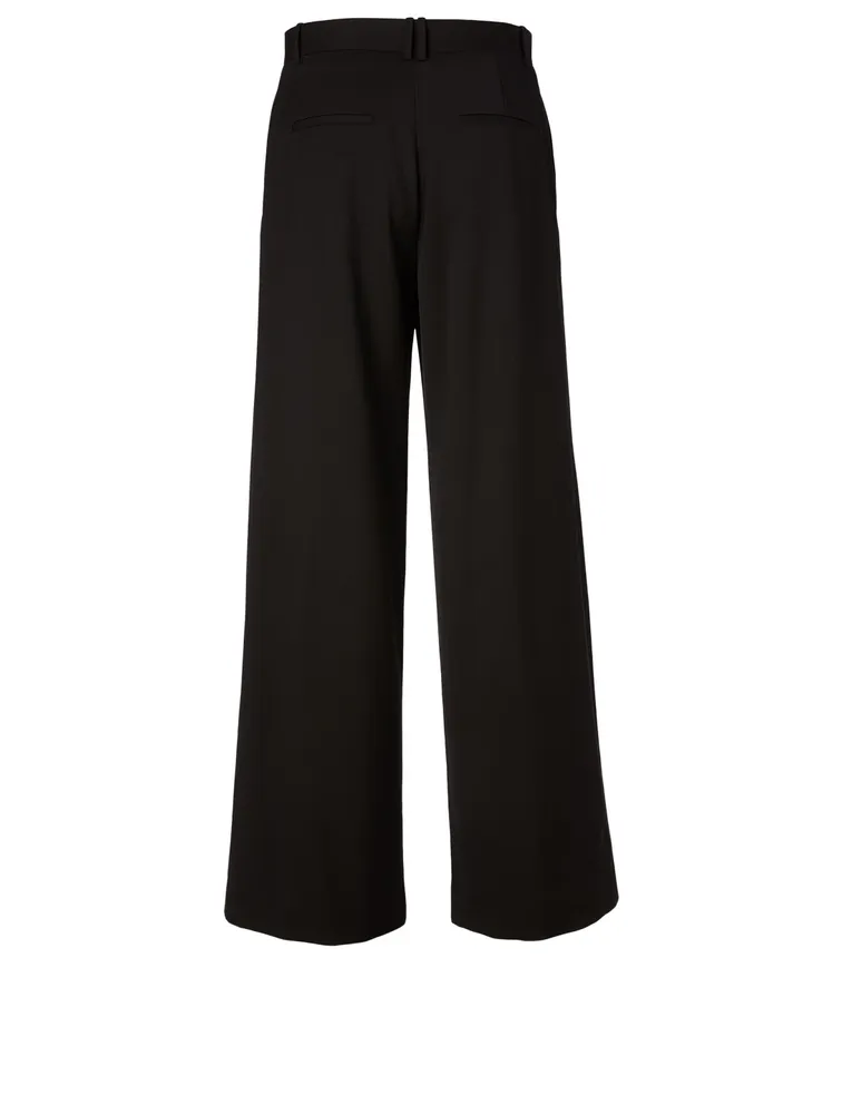 Nick Wool Wide-Leg Pants