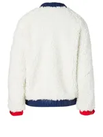 Textured Logo Sweater