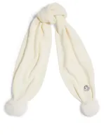 Kids' Wool Toque With Fur Pom
