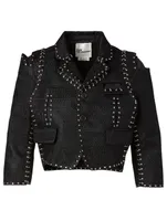 Piercing Cropped Jacket