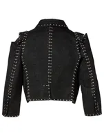 Piercing Cropped Jacket