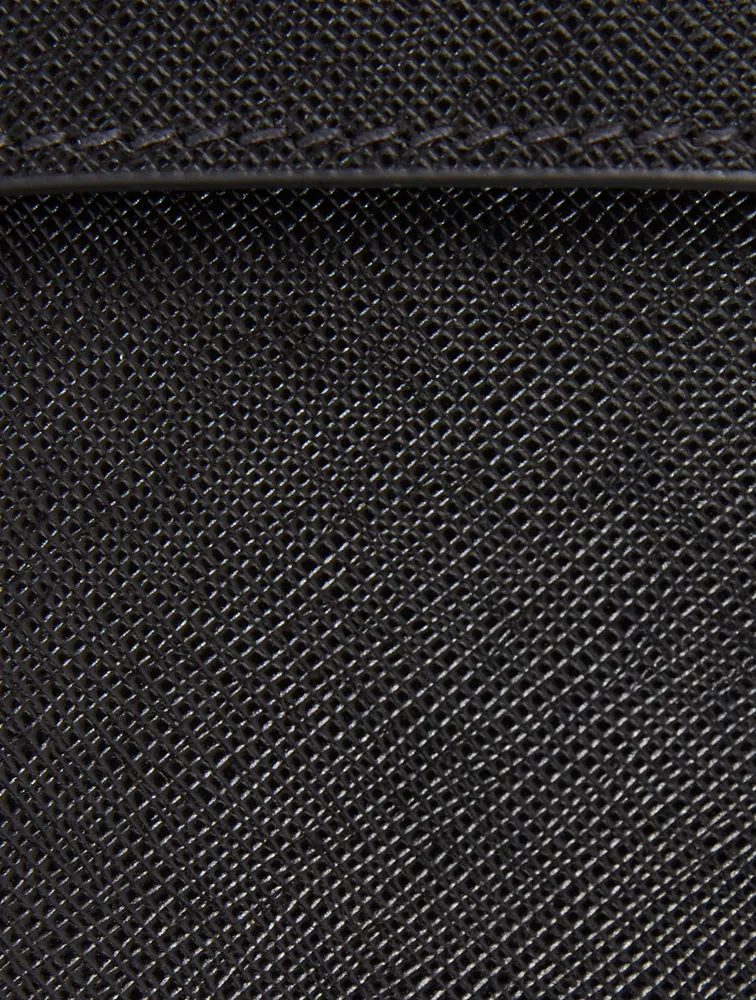 Saffiano Leather Crossbody Sling Bag