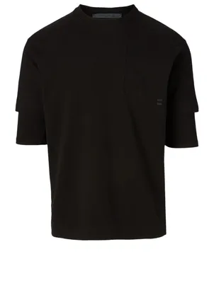 Cotton Layered T-Shirt