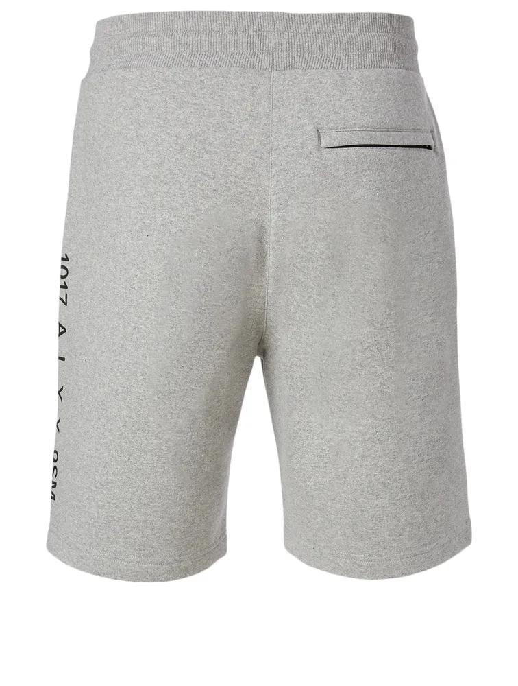 Cotton-Blend Logo Active Shorts