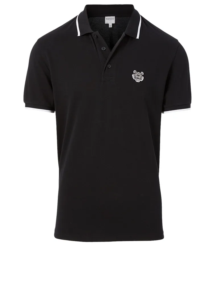 Cotton Tiger Crest Polo Shirt