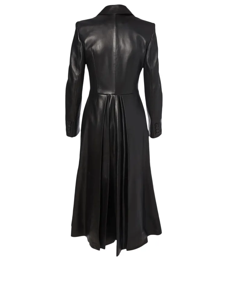 Leather Long Coat