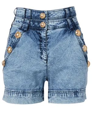 Acid Wash Double Shorts