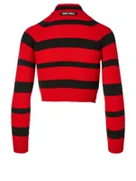 Cashmere Sweater Stripe Print