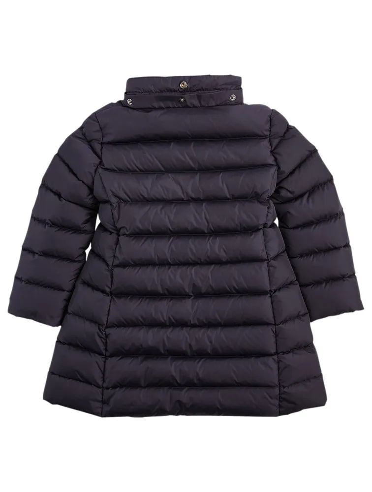 Girls Abelle Down Coat With Fur Hood