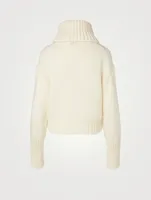 Wool-Blend Turtleneck Sweater