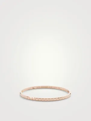 Small Quatre Clou De Paris Rose Gold Bangle Bracelet