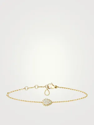 Serpent Bohème XS Motif Gold Chain Bracelet With Diamonds