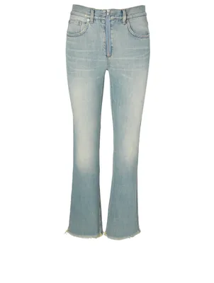 Cotton Zip Jeans