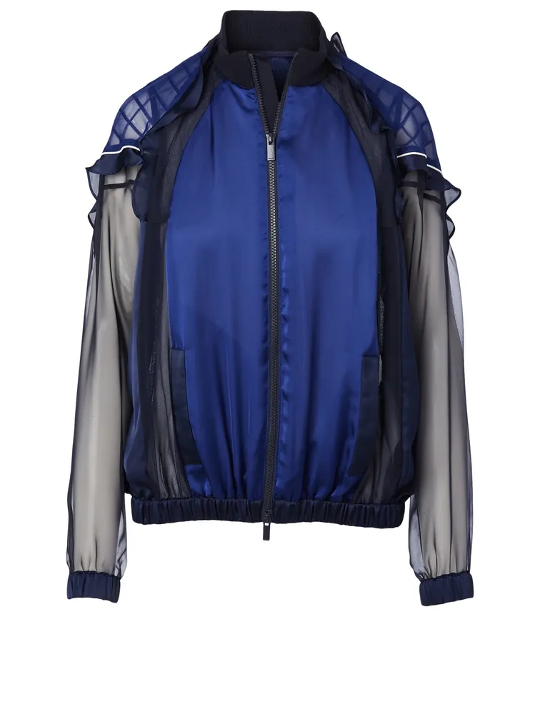 Check Blouson Jacket