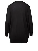 Cashmere And Silk V-Neck Sweater
