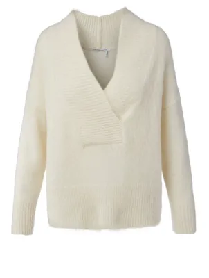 Wool And Cashmere V-Neck Sweater
