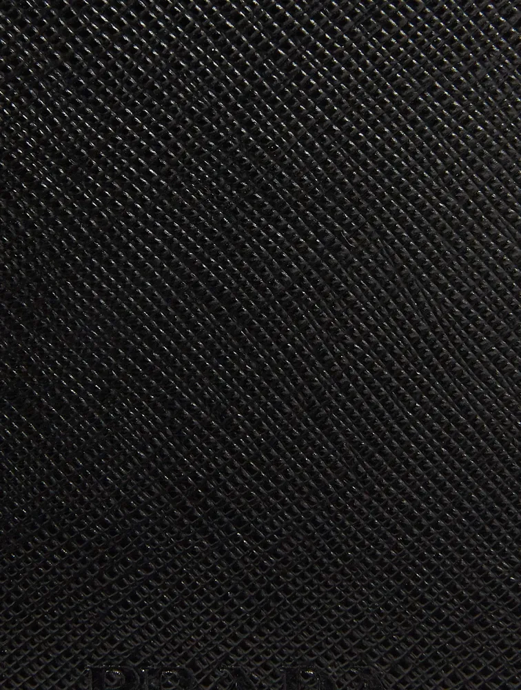 Saffiano Leather Smartphone Pouch