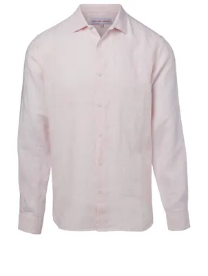 Giles Tailored-Fit Linen Shirt