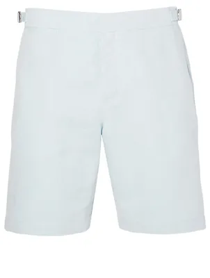 Norwich Linen And Cotton Tailored-Fit Shorts