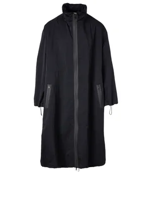 Anorak Coat With Hood