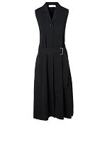 Midi Dress With Belt