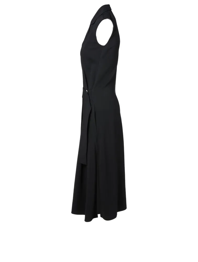 Midi Dress With Belt