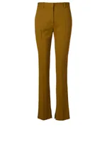 Skinny Pants With Split Hem