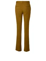 Skinny Pants With Split Hem