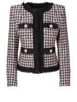 Wool-Blend Tweed Jacket
