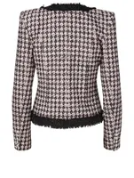 Wool-Blend Tweed Jacket