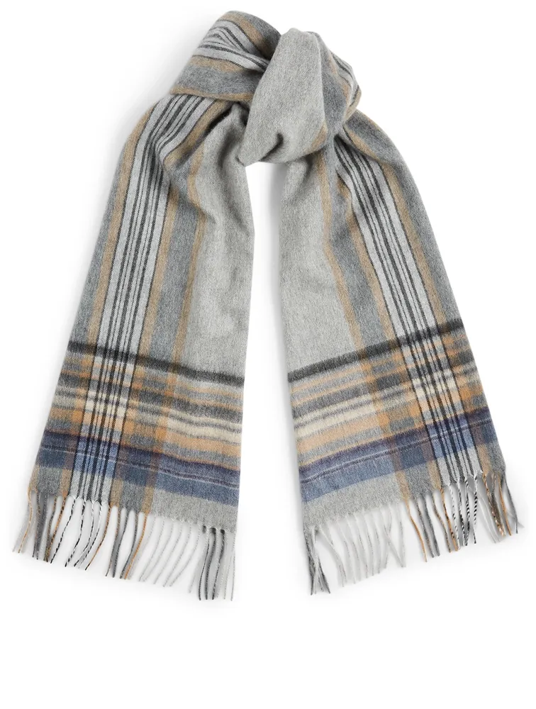 Aaran Twombly Cashmere Scarf In Plaid