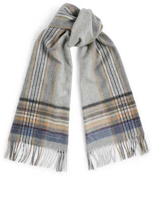 Aaran Twombly Cashmere Scarf In Plaid