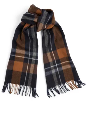 Jura Tilden Wool And Angora Scarf In Plaid
