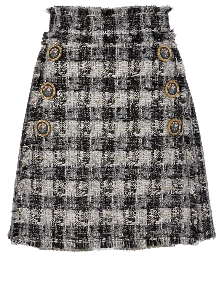 Tweed Mini Skirt