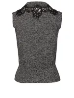 Cashmere-Blend Sleeveless Top