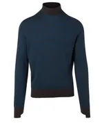 Cashmere And Silk Turtleneck Sweater