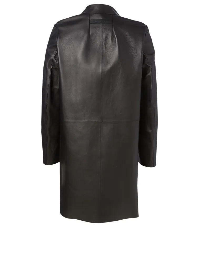 6 Moncler 1017 ALYX 9SM Umbriel Leather Coat