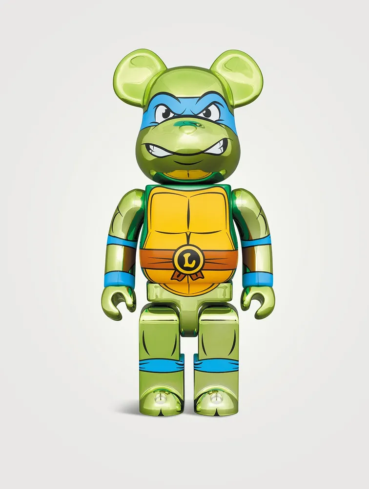 Figurine Leonardo version chromée 1000 % de Be@rbrick