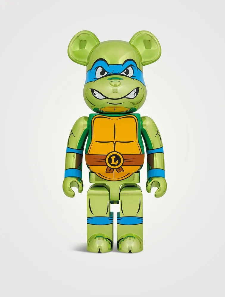 Figurine Leonardo version chromée 1000 % de Be@rbrick