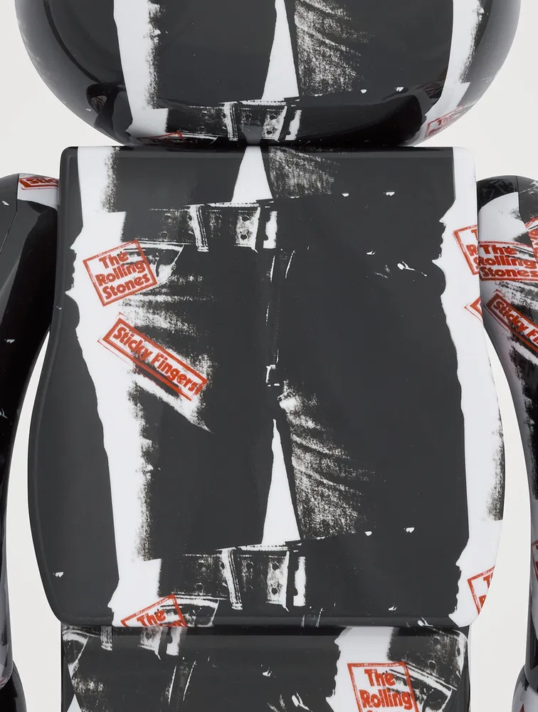 Warhol x Rolling Stones Sticky Fingers 1000% Be@rbrick