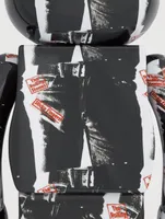 Warhol x Rolling Stones Sticky Fingers 1000% Be@rbrick
