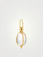 18K Gold Classic Amulet With Crystal