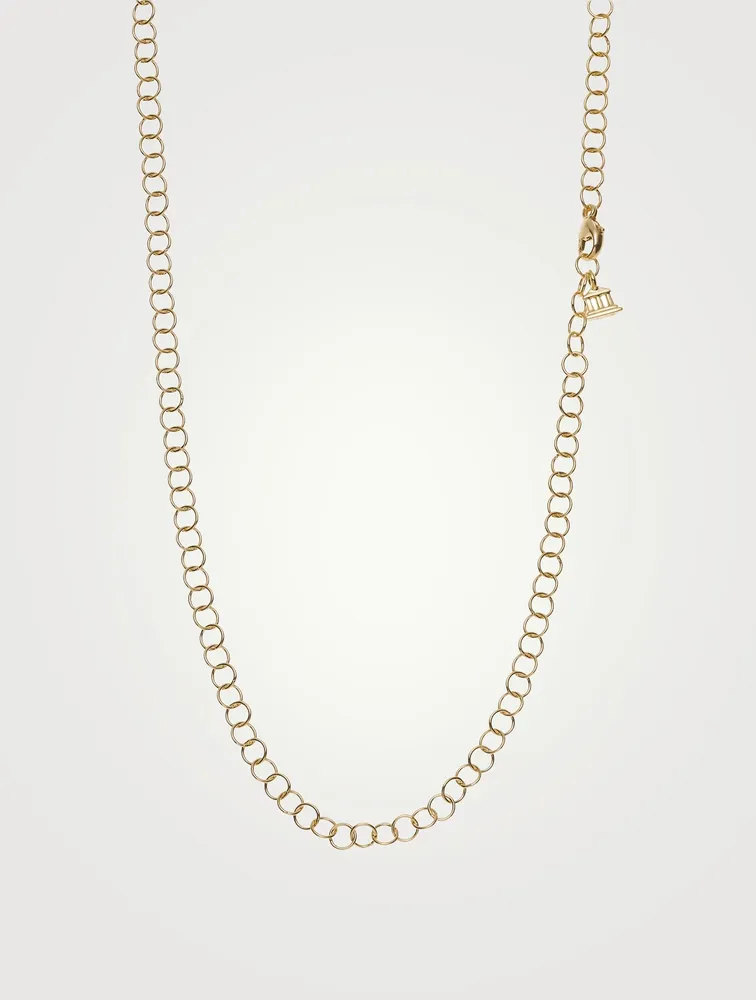 18K Gold Small Round Chain