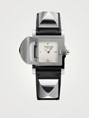 Medor PM Leather Strap Watch