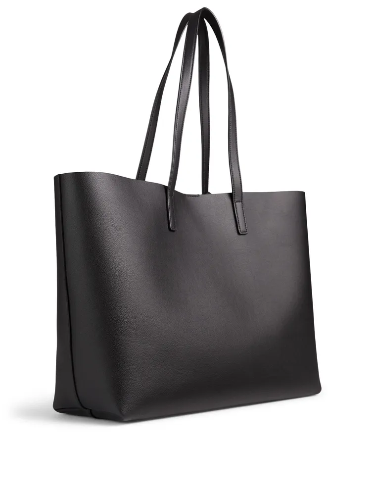 East West Leather Tote Bag