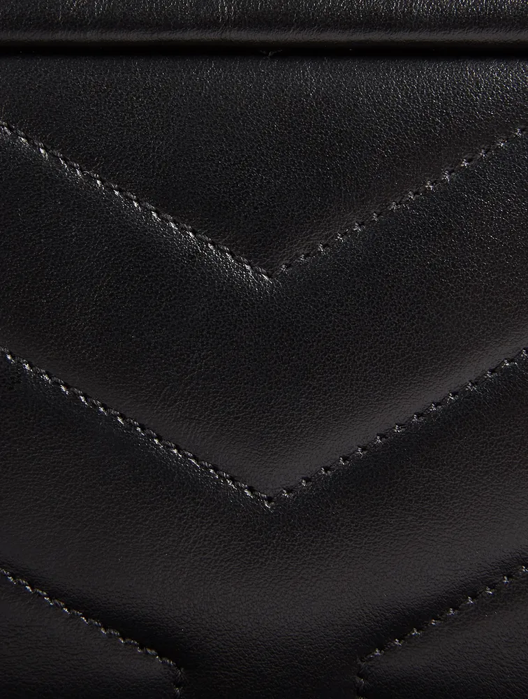 Toy Lou Lou YSL Monogram Leather Crossbody Bag