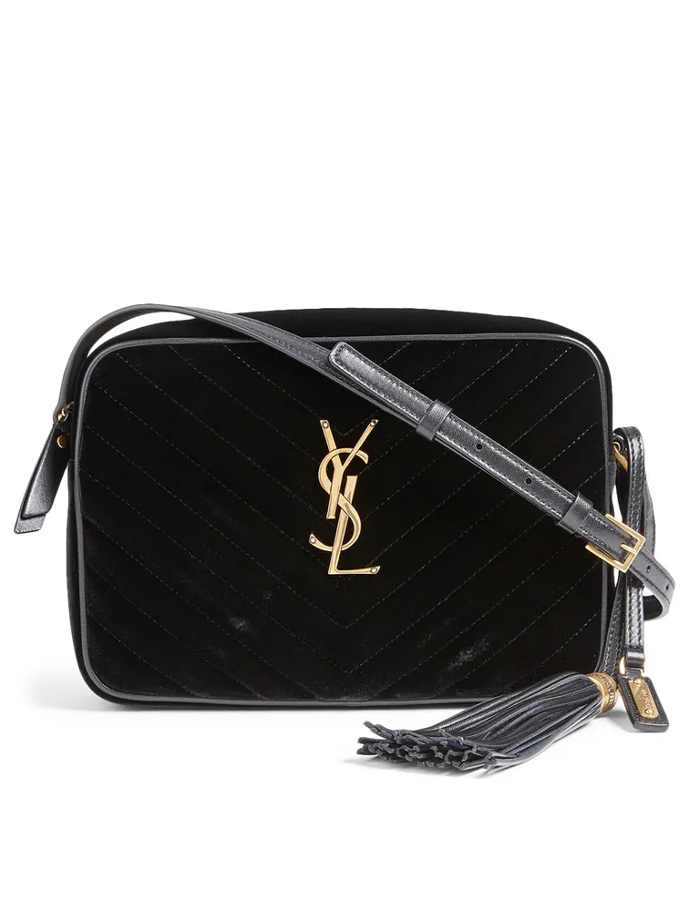 Medium Lou YSL Monogram Velvet Camera Bag