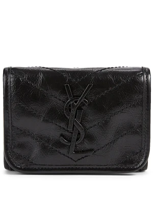 Niki YSL Monogram Compact Leather Wallet