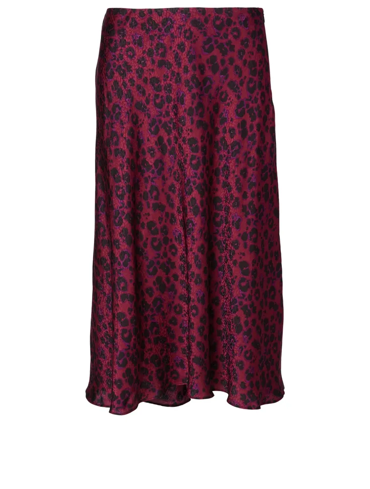 Teddy Printed Midi Skirt