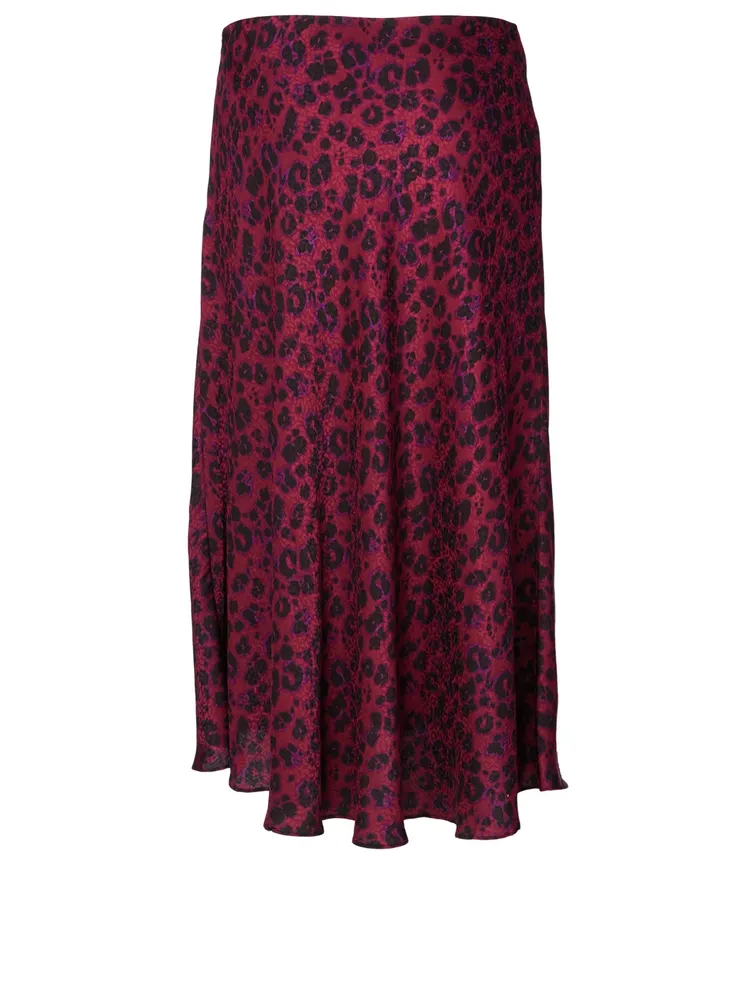 Teddy Printed Midi Skirt